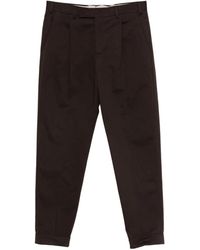 Pt Pantaloni - Pleated Cuffed Trousers - Lyst