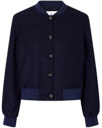 Giuliva Heritage - Bouclé-Tweed Bomber Jacket - Lyst
