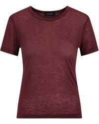Anine Bing - Sylvie T-Shirt- Fig - Lyst