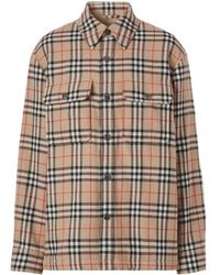 Burberry - Vintage Checked Shirt Jacket - Lyst