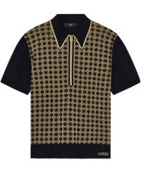 Amiri - Ma Quad Zip Polo - Lyst