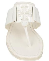 Tory Burch - Simple Leather Slides - Lyst