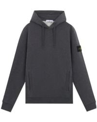 Stone Island - Compass Patch Drawstring Hoodie - Lyst