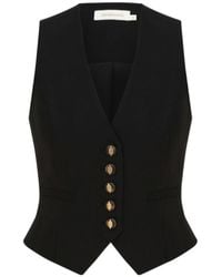 Zimmermann - Button-Up Waistcoat - Lyst
