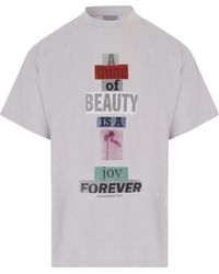Balenciaga - T-Shirt With Logo Print - Lyst