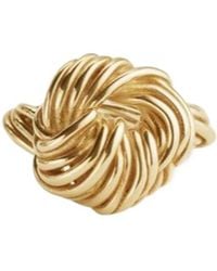 Bottega Veneta - Knotted Pendant Ring - Lyst