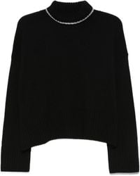 Pinko - Wool-Cashmere Blend Sweater - Lyst