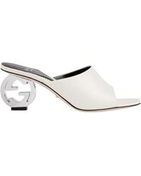 Gucci - Gg Leather Sandals - Lyst