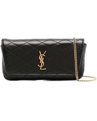 Saint Laurent - Gaby Chain Phone Holder - Lyst