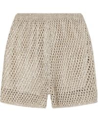Brunello Cucinelli - Elastic Waist Shorts - Lyst