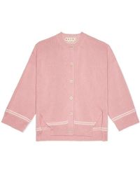 Marni - Buttoned Oversized-Fit Cardigan - Lyst