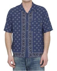 Palm Angels - Paisley Printed Bowling Shirt - Lyst