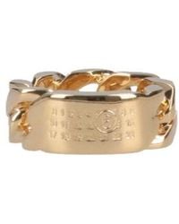 MM6 by Maison Margiela - Minimal Chain-Link Ring - Lyst