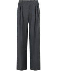 Loulou de Saison - Sbiru Pleated Wide-Leg Pants - Lyst