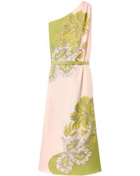 La DoubleJ - La Doublej Roy Printed One-Shoulder Dress - Lyst
