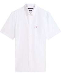 Tommy Hilfiger - Breathable Crinkletextured Shortsleeve Shirt - Lyst