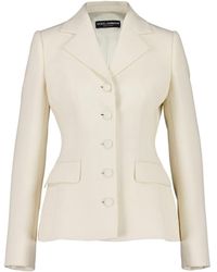 Dolce & Gabbana - Fitted Waist Jacket - Lyst