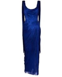 Maria Lucia Hohan - Faye Metallic Silk Tulle Bustier Gown - Lyst