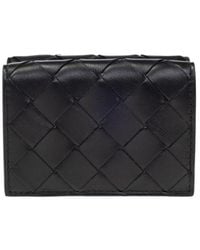 Bottega Veneta - Intrecciato Tiny Tri-Fold Wallet - Lyst