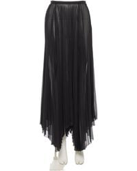 Valentino - Asymmetric Pleated Skirt - Lyst