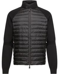Moncler - Grenoble Tricot Quilted Cardigan - Lyst