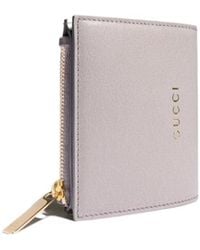 Gucci - Small Wallet With Lettering - Lyst