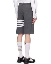 Thom Browne - Bar Drawstring Shorts - Lyst
