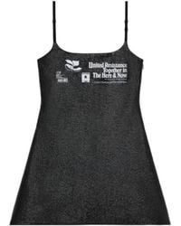 Courreges - Courrèges Resistance Vinyl Mini Slip Dress - Lyst