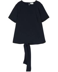 P.A.R.O.S.H. - T-Shirt With Round Neck And Short Sleeves - Lyst