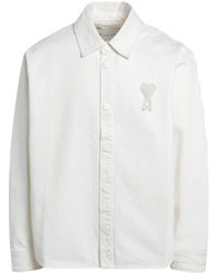 Ami Paris - Logo-Patch Overshirt - Lyst