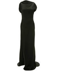 Victoria Beckham - Carla Asymmetric Long Dress - Lyst