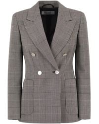 Max Mara - Lapel Long-Sleeved Suit Jacket - Lyst