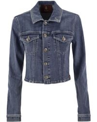 Dondup - Single-Breasted Denim Jacket - Lyst