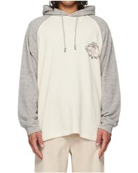 WOOYOUNGMI - French Terry Cloth Hooded Sweatshirt - Lyst
