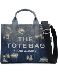 Marc Jacobs - The Rip And Repair Denim Medium Tote Bag - Lyst