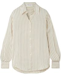 Frankie Shop - Peri Pinstriped Shirt - Lyst