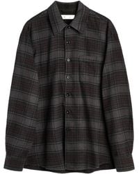 Our Legacy - Checked Flannel Shirt - Lyst