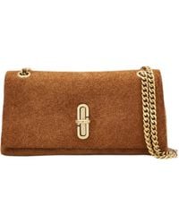 Marc Jacobs - Mini The Dual Chain Suede Shoulder Bag - Lyst