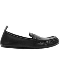 Acne Studios - Penny-Slot Leather Loafers - Lyst