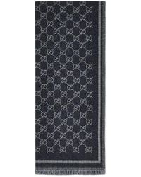 Gucci - Gg Wool Scarf - Lyst