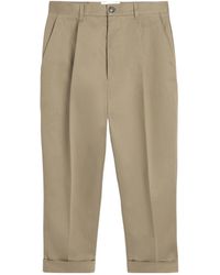 Ami Paris - Pleated Straight-Leg Trousers - Lyst