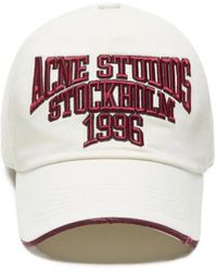 Acne Studios - Embroidered Logo Beanie - Lyst
