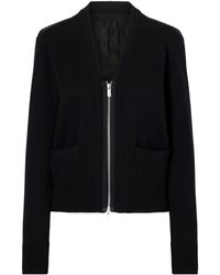 Sacai - Cotton-Blend Zip-Up Cardigan - Lyst