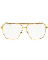 Bottega Veneta - Eyewear Pilot Frame Sunglasses - Lyst