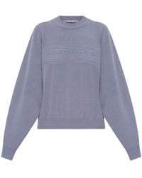 Alexander Wang - Logo-Embossed Jumper - Lyst