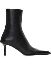 Alexander Wang - Viola 77Mm Leather Boots - Lyst