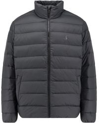 Polo Ralph Lauren - Logo Embroidered Zip-Up Jacket - Lyst