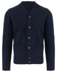 Aspesi - V-Neck Buttoned Cardigan - Lyst
