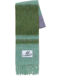 Marni - Logo-Patch Fringed Scarf - Lyst