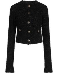 Balenciaga - Metallic Tweed Coat - Lyst